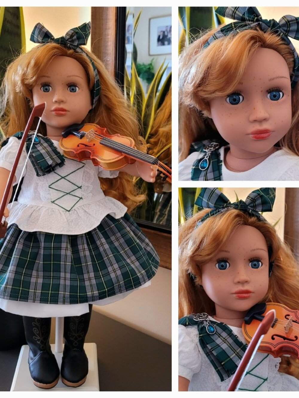 New Cape Breton Fiddler Custom 18 Inch Doll